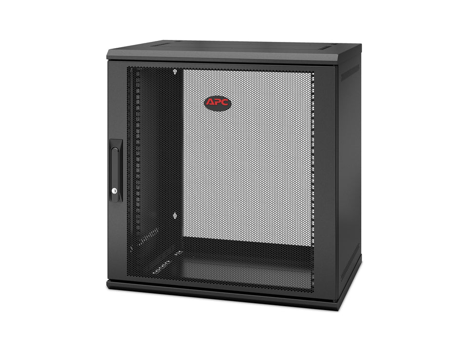 APC NetShelter WX AR112SH4 - Gehäuse - geeignet für Wandmontage - Schwarz - 12U - 48.3 cm (19")
