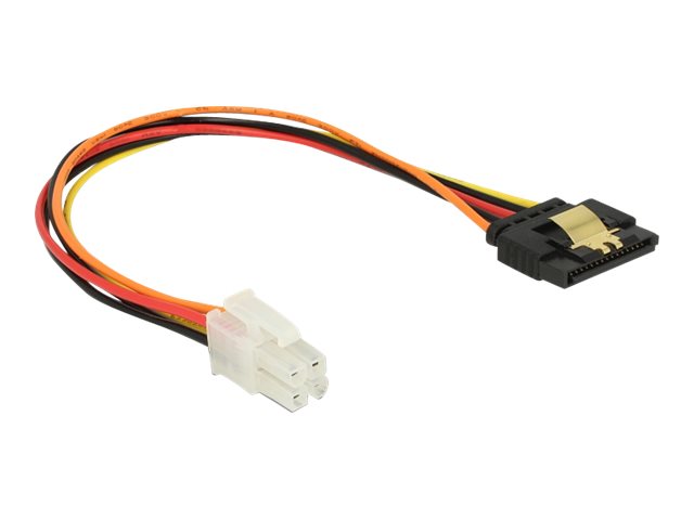 Delock Netzteil - Netzstecker P4 (M) zu SATA-Stromstecker (R)