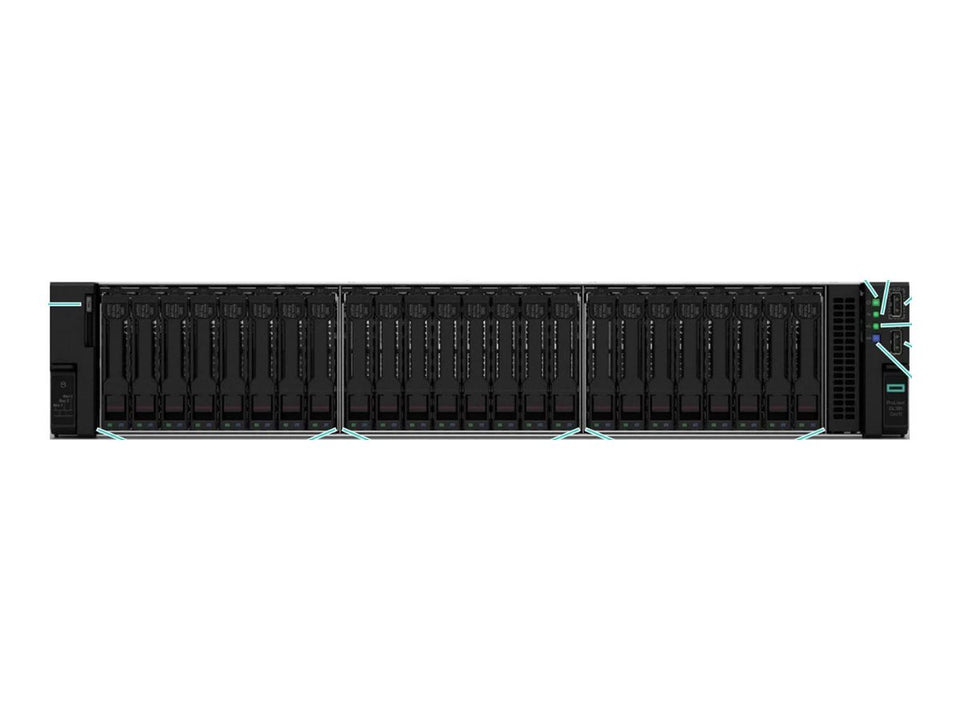 HPE ProLiant DL385 Gen11 - Server - Rack-Montage - 2U - zweiweg - 1 x EPYC 9115 / 2.6 GHz - RAM 64 GB - SATA/SAS/NVMe - Hot-Swap 6.4 cm (2.5")