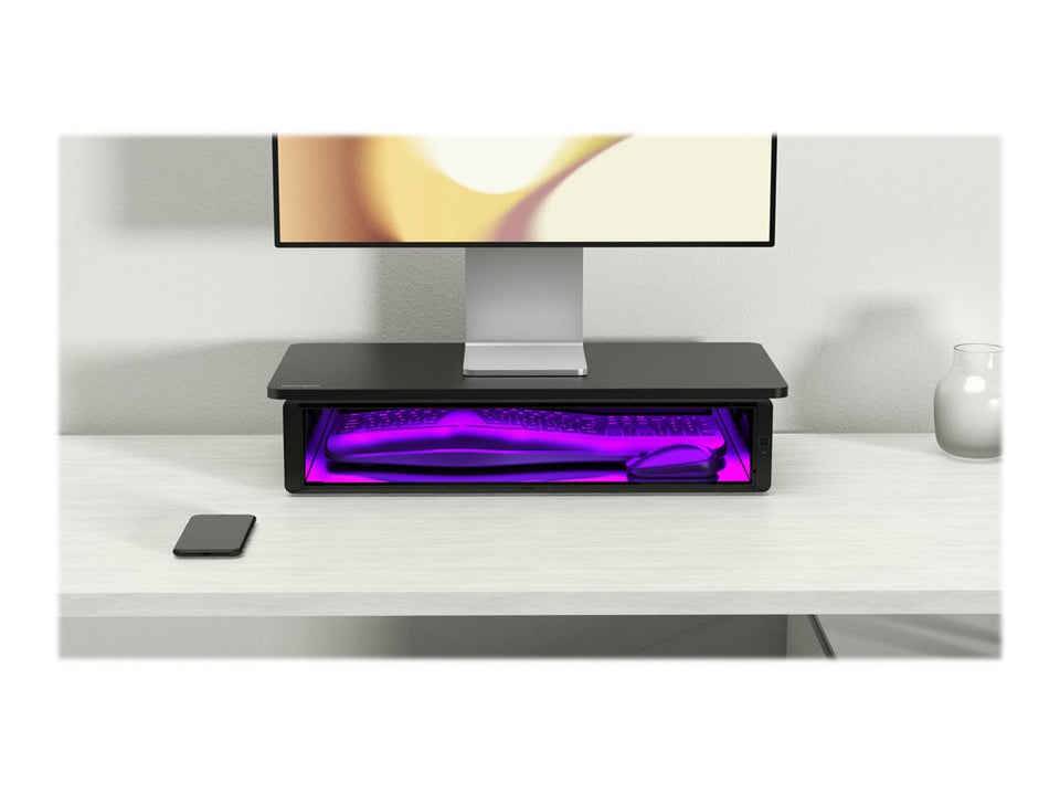 Kensington UVStand Monitor Stand with UV Sanitization