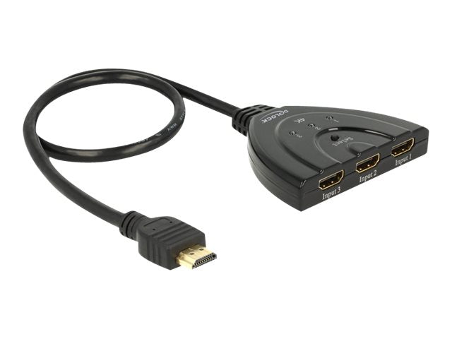 Delock HDMI UHD Switch 3 x HDMI in > 1 x HDMI