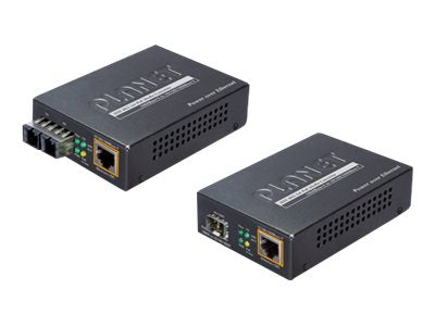 Planet GTP-805A - Medienkonverter - 1GbE - 10Base-T, 100Base-TX, 1000Base-T, 1000Base-X - RJ-45 / SFP (mini-GBIC)