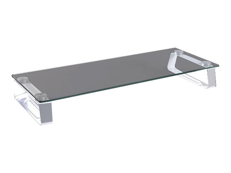LogiLink Monitor Riser - Aufstellung - für LCD-Display/Notebook - Glas, fester, kaltgepresster Stahl - Bildschirmgröße: 33-81.3 cm (13"-32")