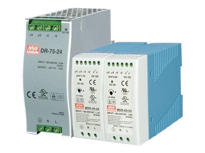 Planet MEAN WELL MDR-60-24 - Netzteil (DIN-Schienenmontage