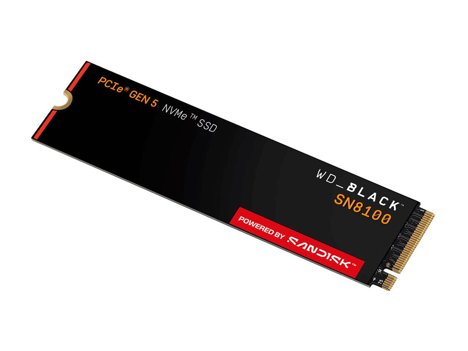 WD Black SN8100 - SSD - verschlüsselt - 8 TB - intern - M.2 2280 - PCI Express 5.0 x4 (NVMe)