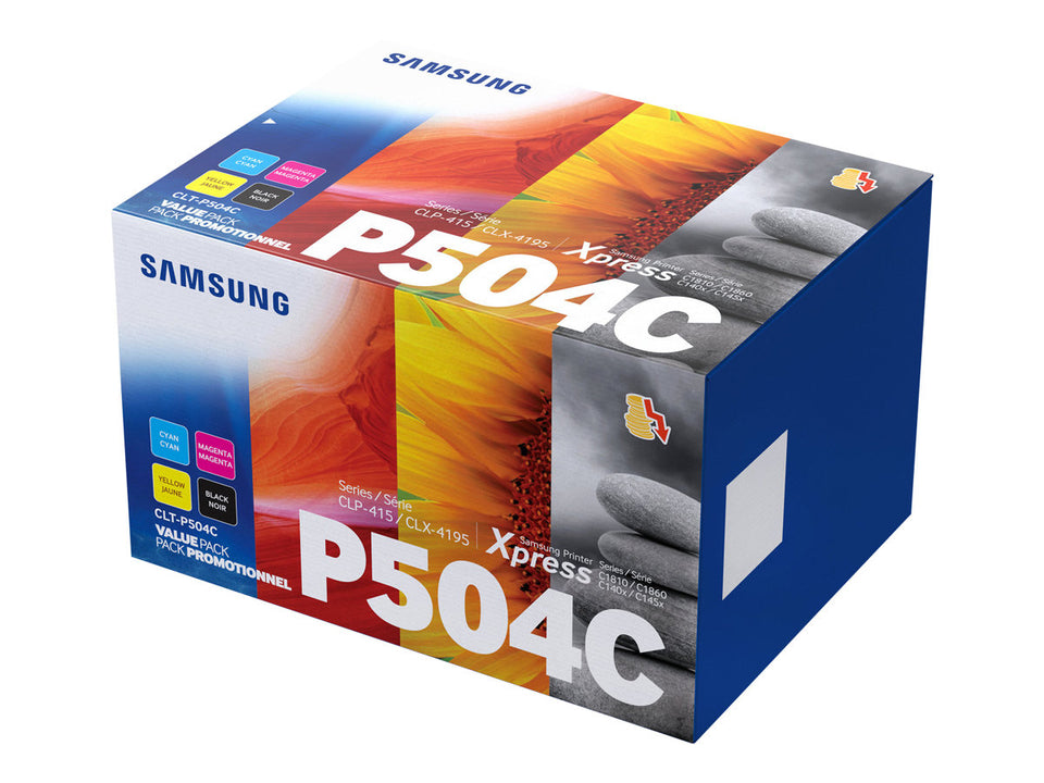 HP CLT-P504C - 4er-Pack - Schwarz, Gelb, Cyan, Magenta - original - Tonerpatrone (SU400A)