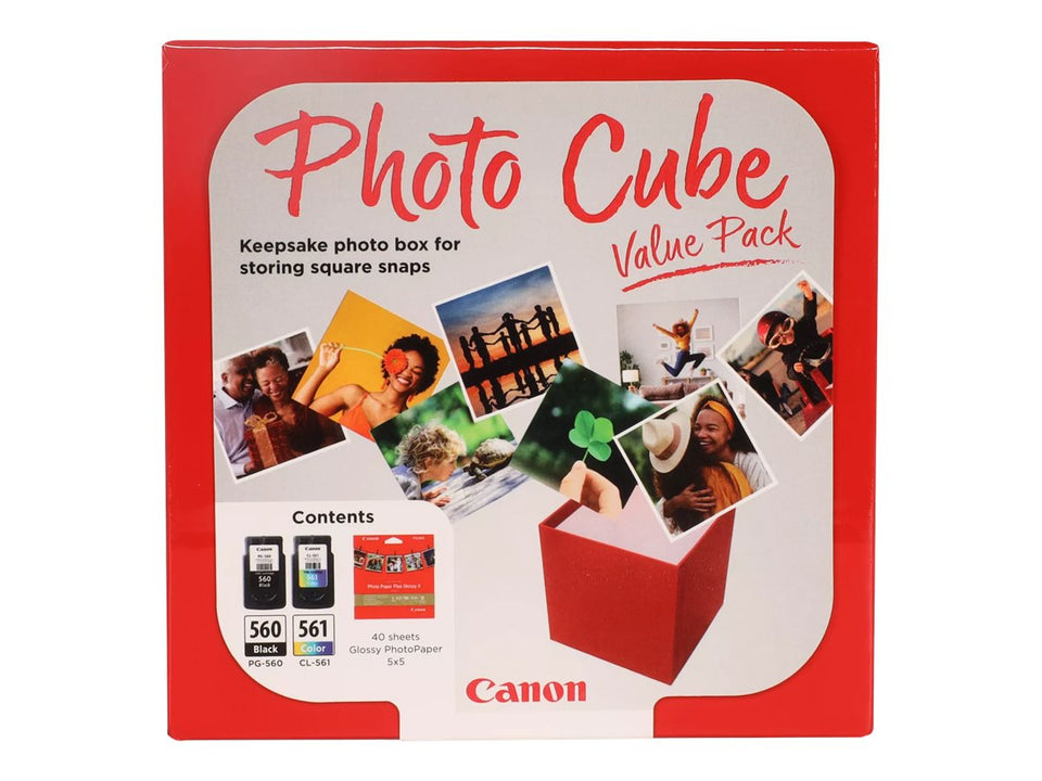 Canon PG-560/CL-561 Photo Value Pack - Glänzend - 0.27 mm - 2er-Pack - Farbe (Cyan, Magenta, Gelb)