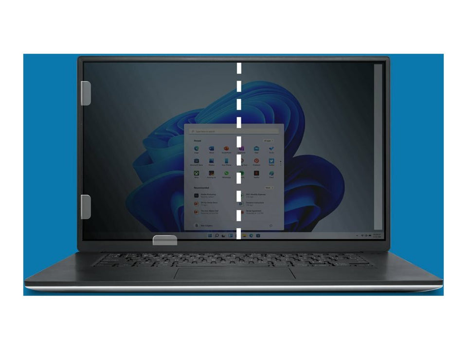 Kensington Blickschutzfilter für Notebook - 2-Wege - abnehmbar - 43.2 cm (17")