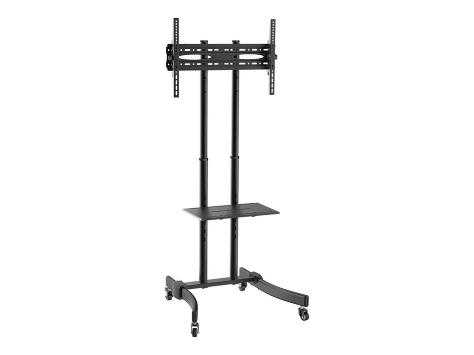 LogiLink Economy - Wagen - für Flachbildschirm / AV-Ausrüstung - fester, kaltgepresster Stahl - Bildschirmgröße: 94-177.8 cm (37"-70")
