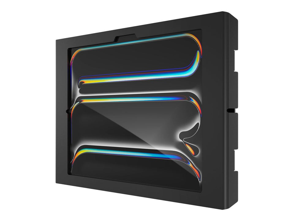 Compulocks iPad Pro M4 13" (2024), Apex Secured Enclosure Wall Mount - Gehäuse - für Tablett - gesichert - verriegelbar - Metallrahmen - Schwarz - Bildschirmgröße: 33.02 cm (13")