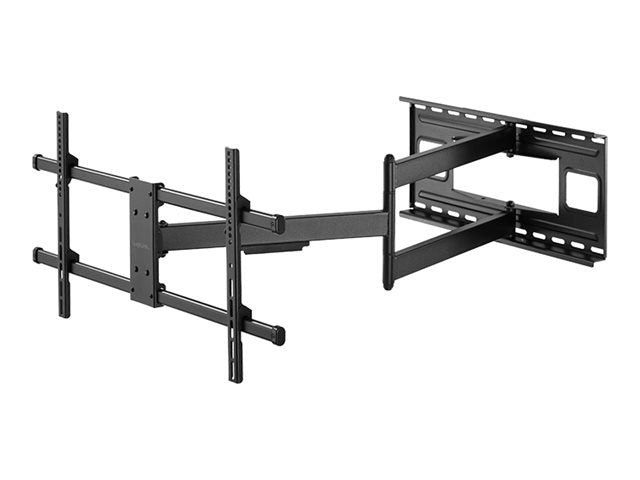 LogiLink Befestigungskit (Wandmontage) - Voll beweglich - für LCD-TV / gekrümmter LCD-TV - Stahl - Schwarz - Bildschirmgröße: 109-203 cm (43"-80")