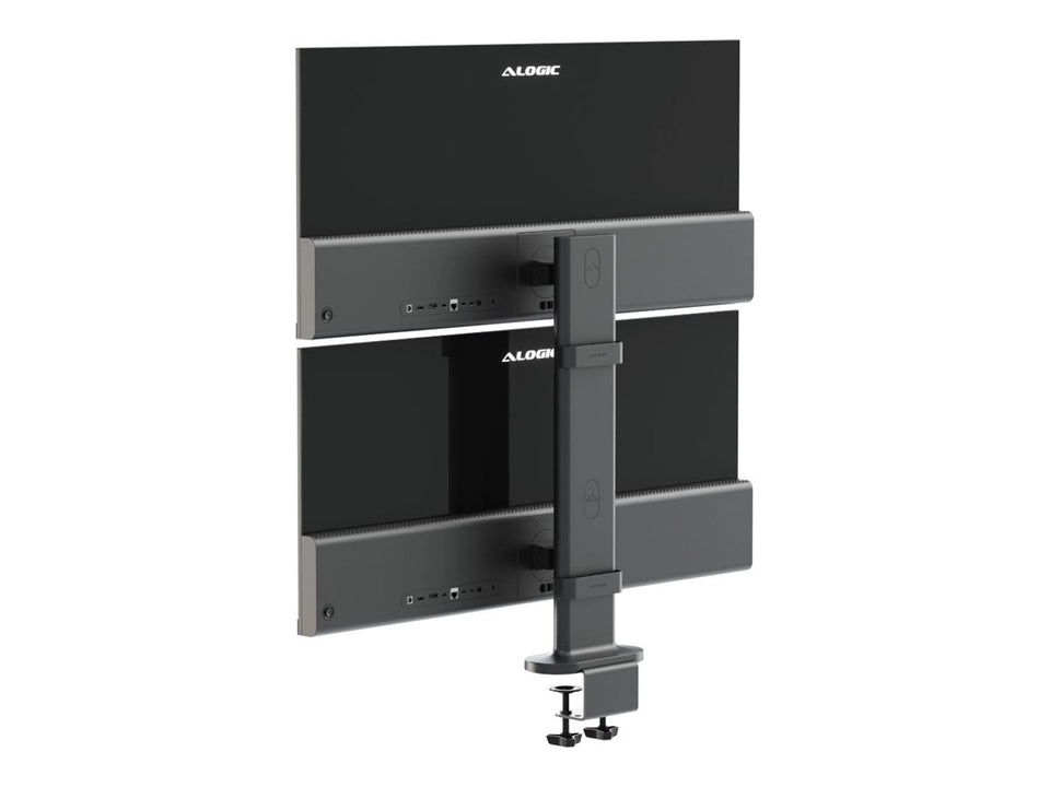 Alogic Elevate - Aufstellung - vertikal - für 2 LCD-Displays - Aluminium, Kunststoff - Space-grau - Bildschirmgröße: 86.4 cm (34")