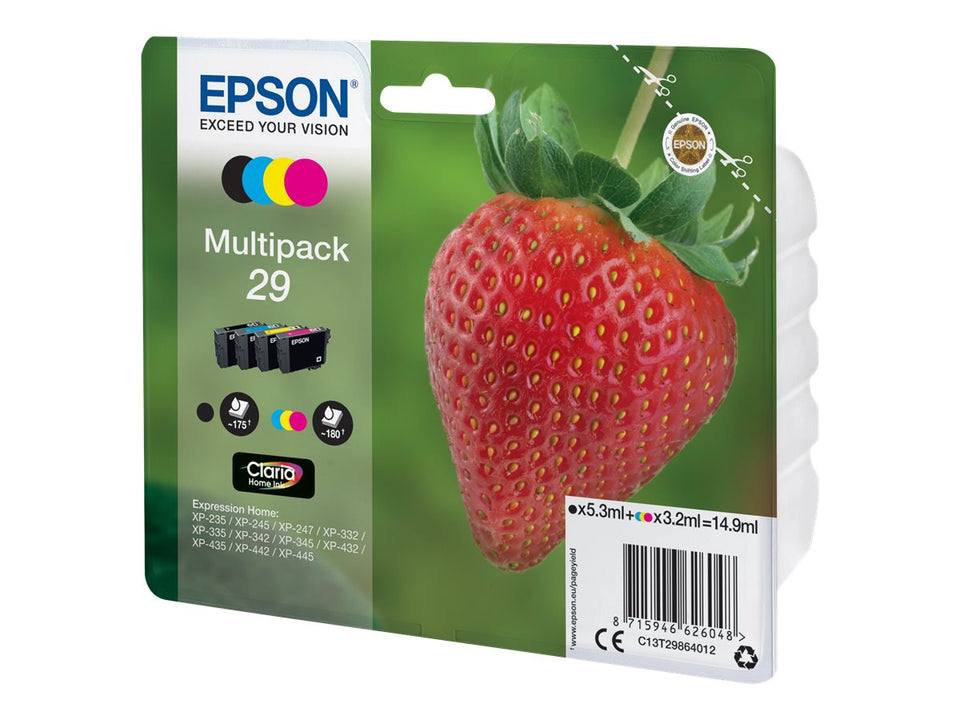 Epson 29 Multipack - 4er-Pack - Schwarz, Gelb