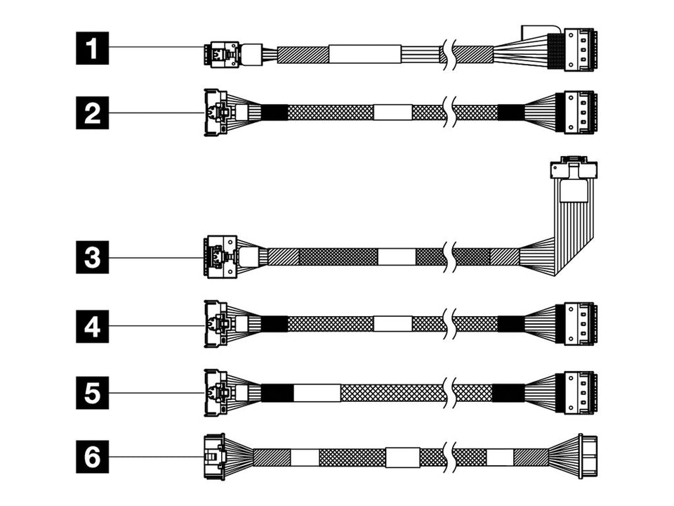 Lenovo Speicherkabelkit - für M.2 SATA/NVMe