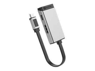 Alogic MagForce DUO Charge - Videoadapter - USB-C männlich zu HDMI, USB-C (nur Spannung)