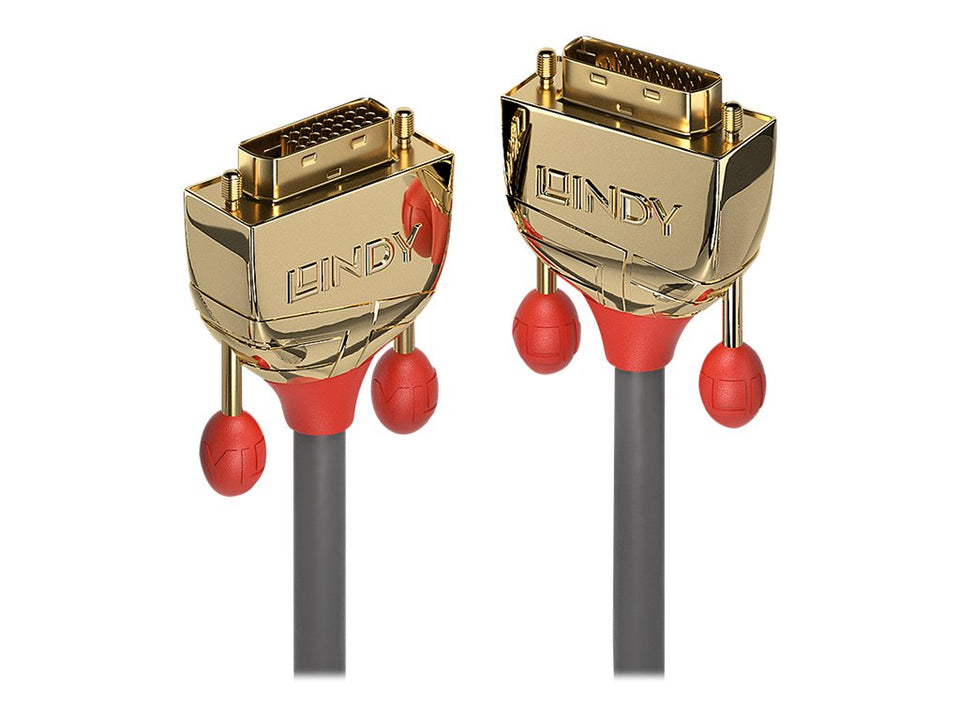 Lindy Gold - DVI-Kabel - Dual Link - DVI-D (M)