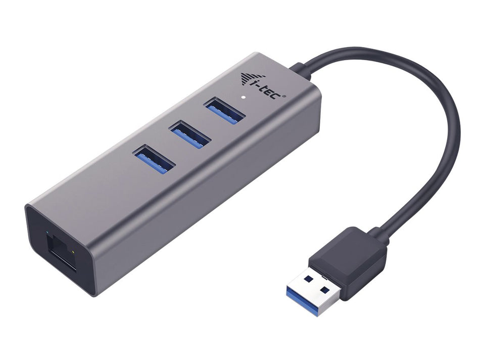 i-tec USB 3.0 Metal 3-Port - Hub - 3 x SuperSpeed