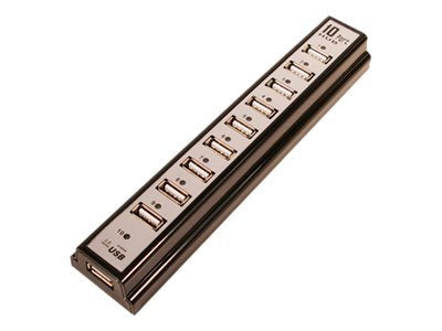 LogiLink USB 2.0 Hub 10-Port - Hub - 10 x USB