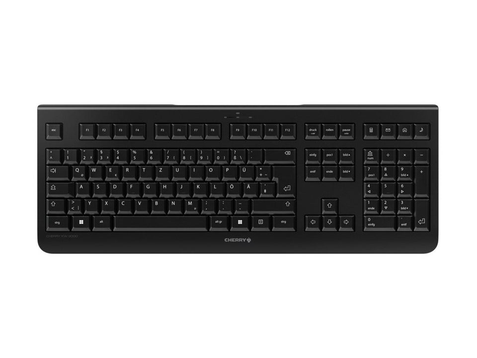 Cherry KW 3000 - Tastatur - geräuscharm, Full-Size-Layout