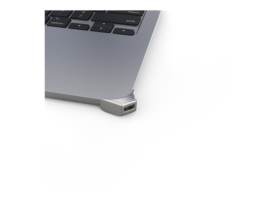 Compulocks Ledge Lock Adapter for MacBook Air 15" M2-M4 Silver - Systemsicherheitssperre - für Apple MacBook Air (15.3 Zoll, M2, Mitte 2023)