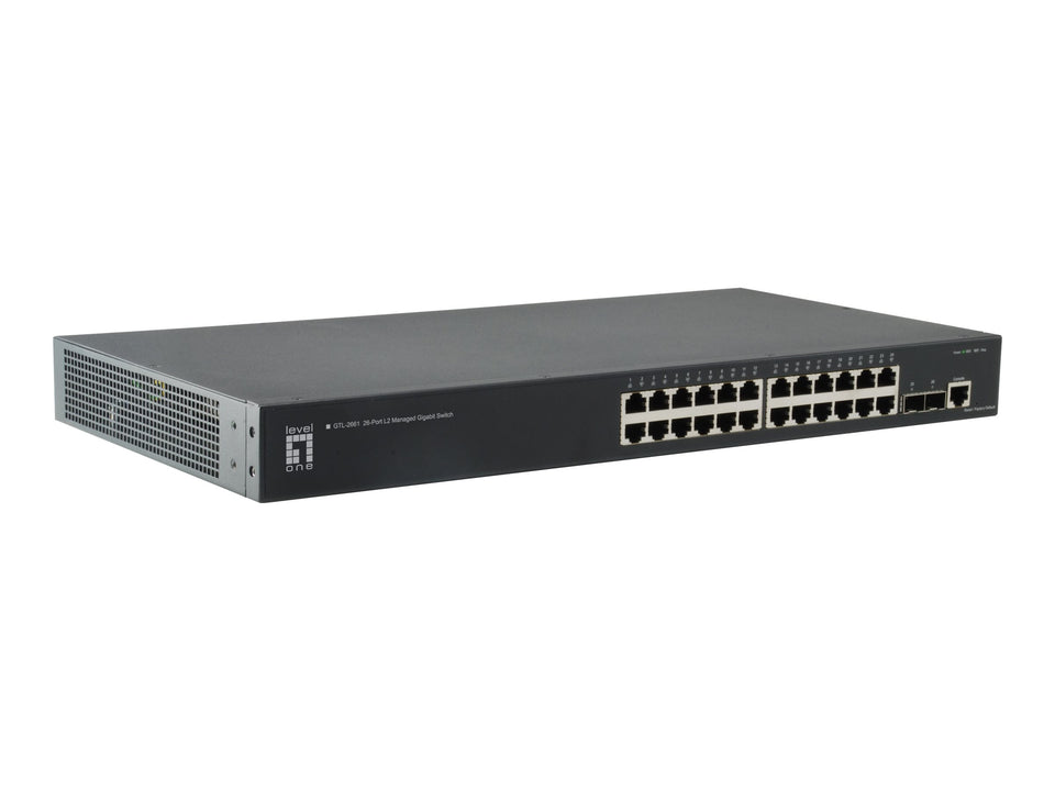 LevelOne GTL-2661 - Switch - 24 x 10/100/1000