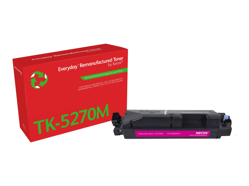 Xerox Everyday - Magenta - kompatibel - Box - wiederaufbereitet - Tonerpatrone (Alternative zu: Kyocera TK-5270M)