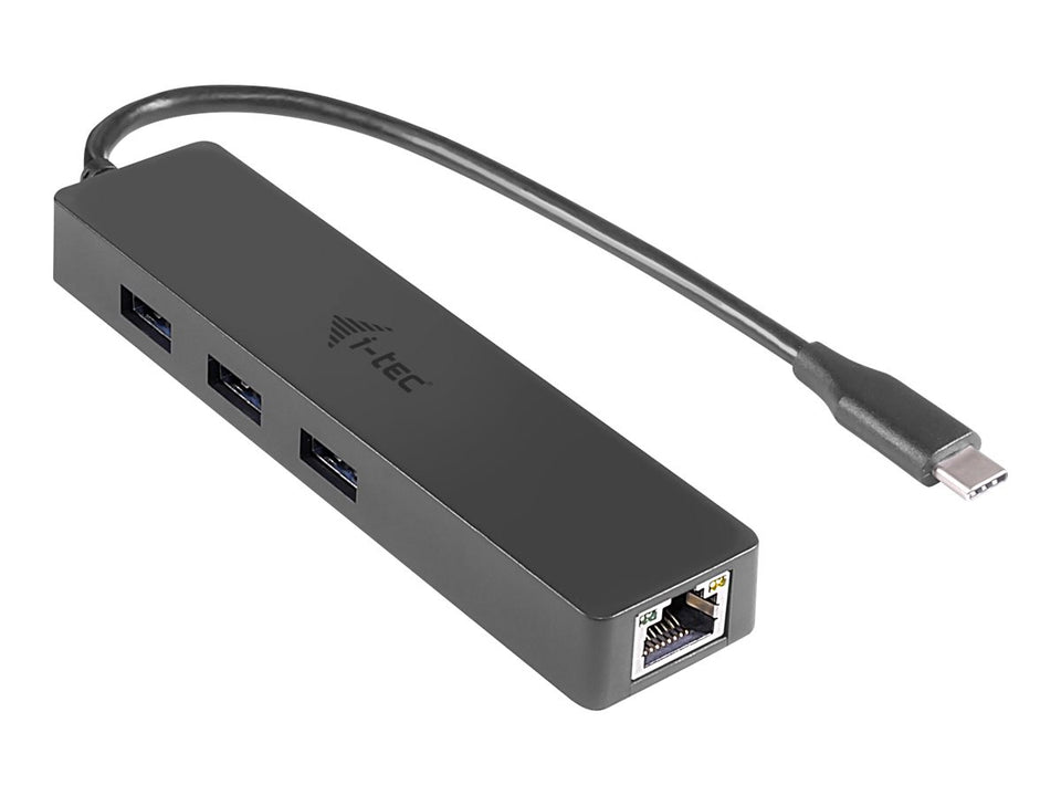 i-tec USB-C Slim HUB 3-Port mit Gigabit Ethernet