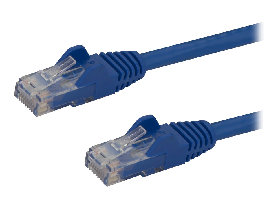 StarTech.com 2m CAT6 Ethernet Cable, 10 Gigabit Snagless RJ45 650MHz 100W PoE Patch Cord, CAT 6 10GbE UTP Network Cable w/Strain Relief, Blue, Wiring is UL Certified/TIA - Category 6 - 24AWG (N6PATC2MBL)