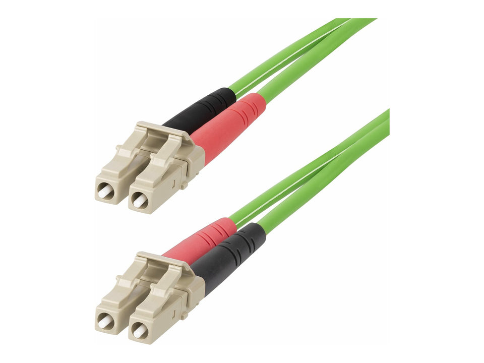 StarTech.com 10m LC zu LC(UPC) OM5 Multimode Glasfaserkabel, LSZH LWL - Patch-Kabel - LC/UPC Multi-Modus (M)