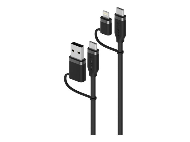 Alogic USB-Kabel - Lightning, USB-C (M) zu USB, USB-C (M)
