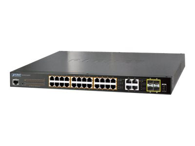 Planet GS-4210-24P4C - Switch - managed - 24 x 10/100/1000 (PoE+)