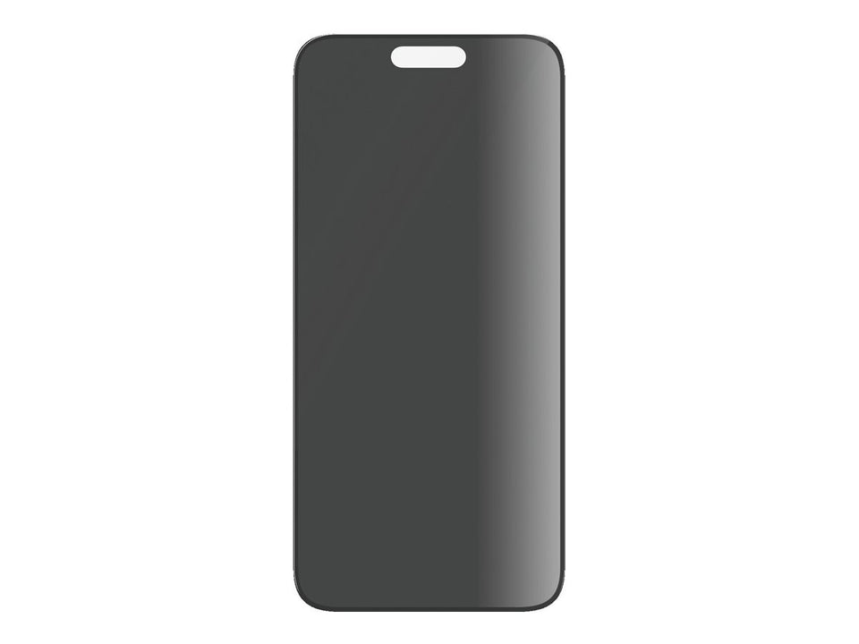 PanzerGlass Bildschirmschutz für Handy - ultrabreite Passform - Glas - mit Sichtschutzfilter - 6.7" - Rahmenfarbe schwarz (Packung mit 10)