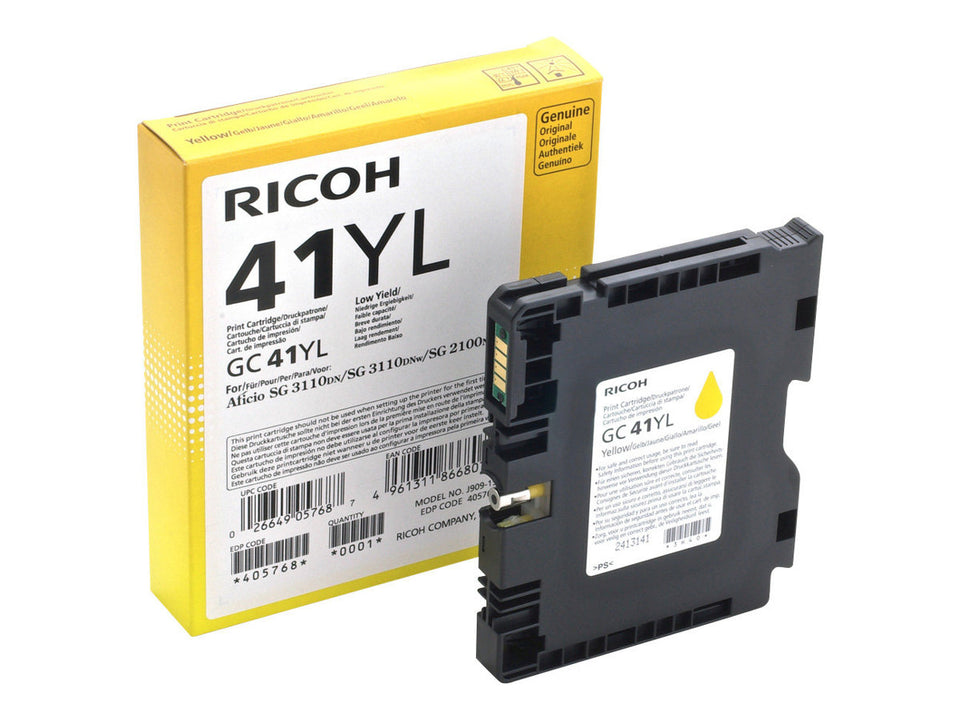 Ricoh GC 41YL - Low Yield - Gelb - original