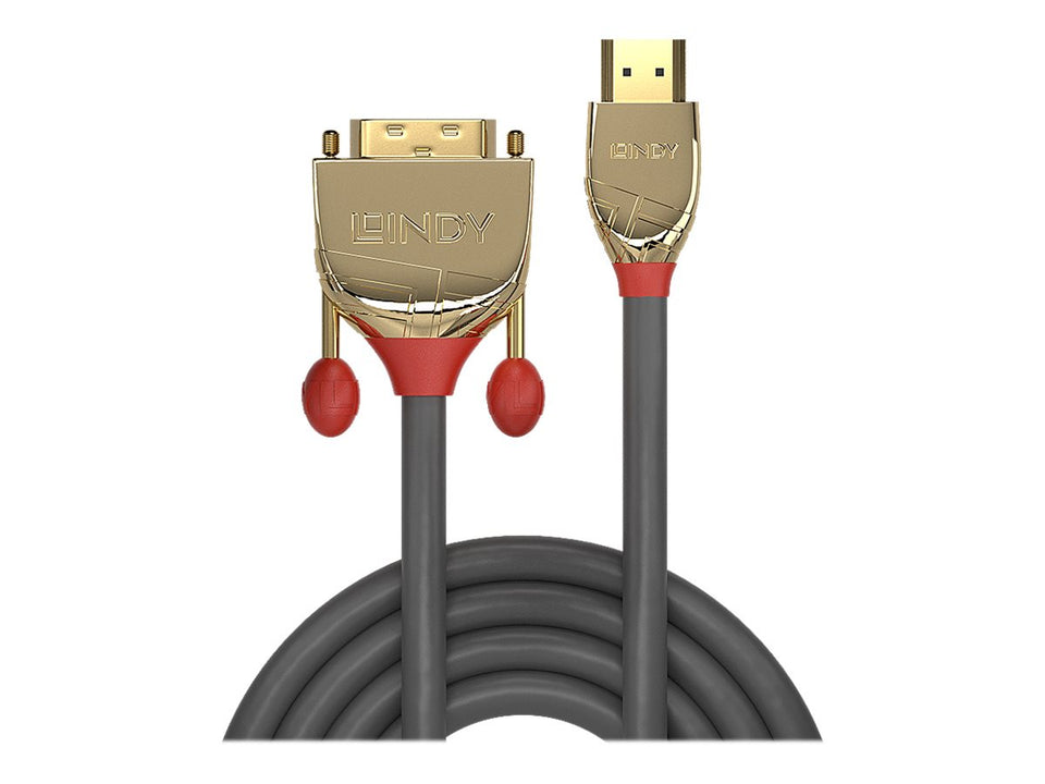 Lindy Gold - Adapterkabel - Single Link - DVI-D