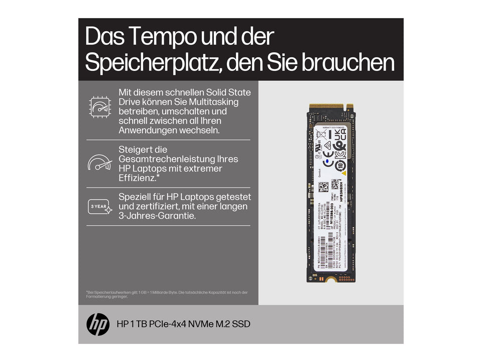 HP  SSD - 1 TB - intern - M.2 2280 - PCIe 4.0