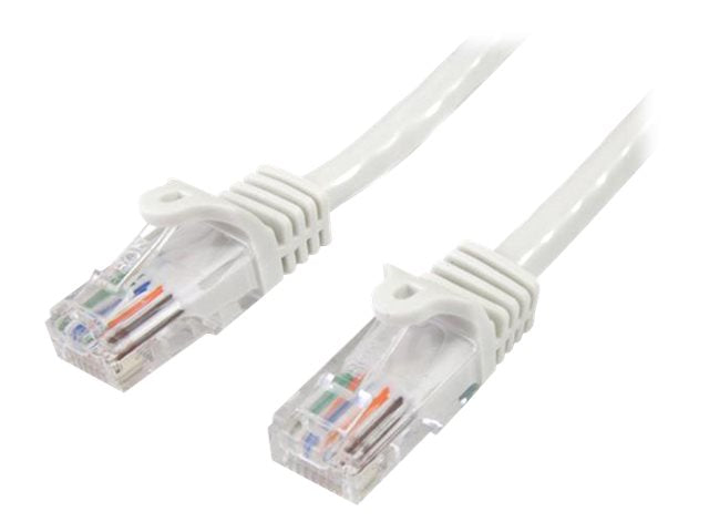 StarTech.com Startech 0,5m Cat5e Ethernet Netzwerkkabel Snagless mit RJ45 - Cat 5e UTP Kabel - Weiß - Patch-Kabel - RJ-45 (M)