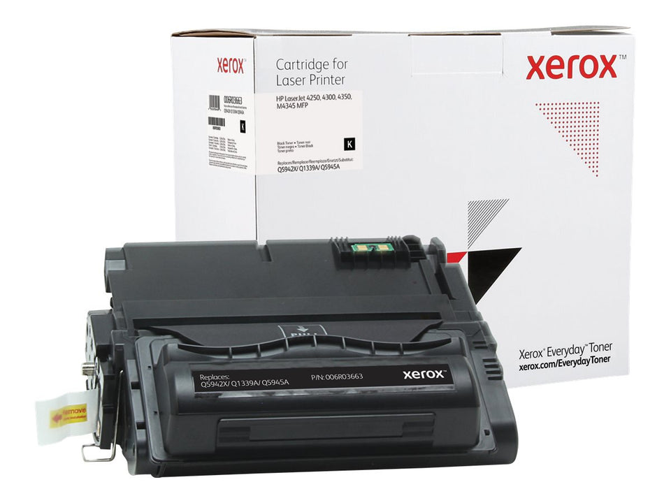 Xerox Everyday - Hohe Ergiebigkeit - Schwarz - kompatibel - Tonerpatrone (Alternative zu: HP Q1339A, HP Q5942X, HP Q5945A)