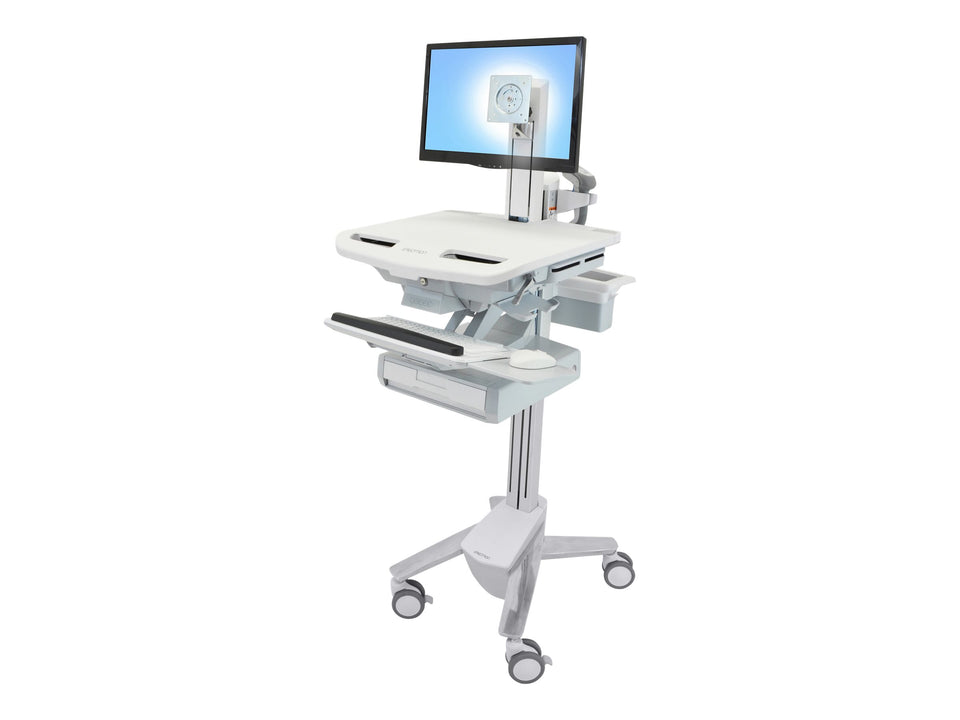 Ergotron Wagen - offene Architektur - für LCD-Display / PC-Ausrüstung - mit LCD-Drehpunkt, 1 Schublade (1x1)