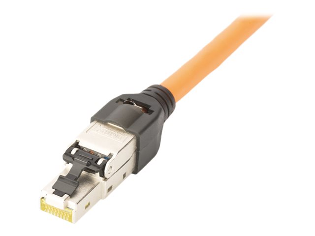 DIGITUS CAT 6A Feldstecker, STP mit Staubschutzkappe, Knickschutz