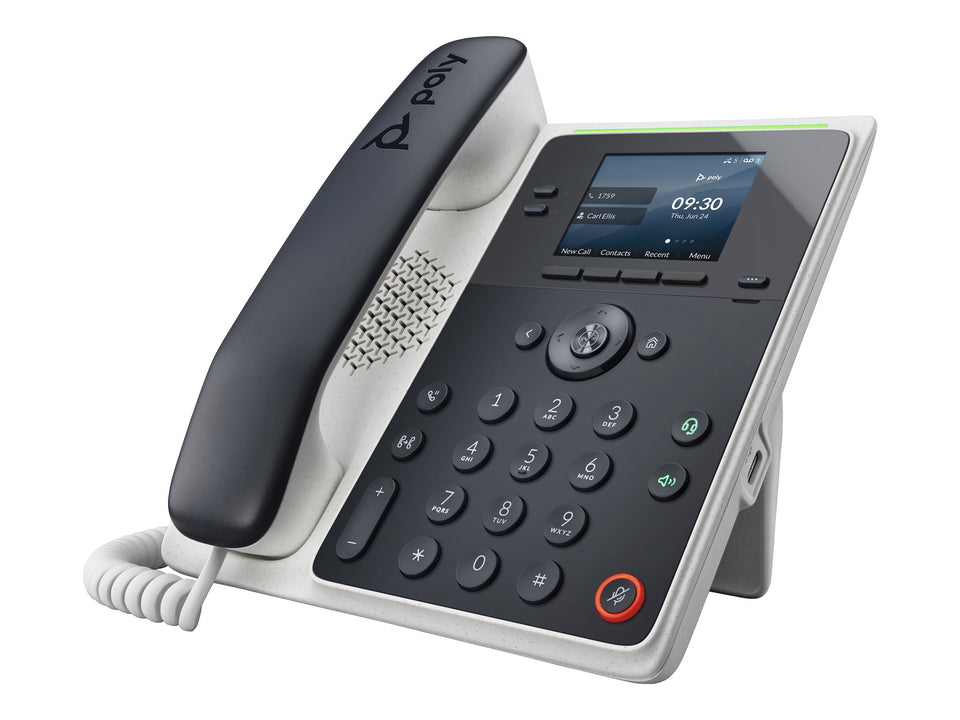 Poly HP Poly Edge E100 - VoIP-Telefon mit Rufnummernanzeige/Anklopffunktion