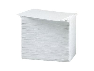Zebra Premier - Polyvinylchlorid (PVC) - 15 mil - weiß - CR-80 Card (85.6 x 54 mm)