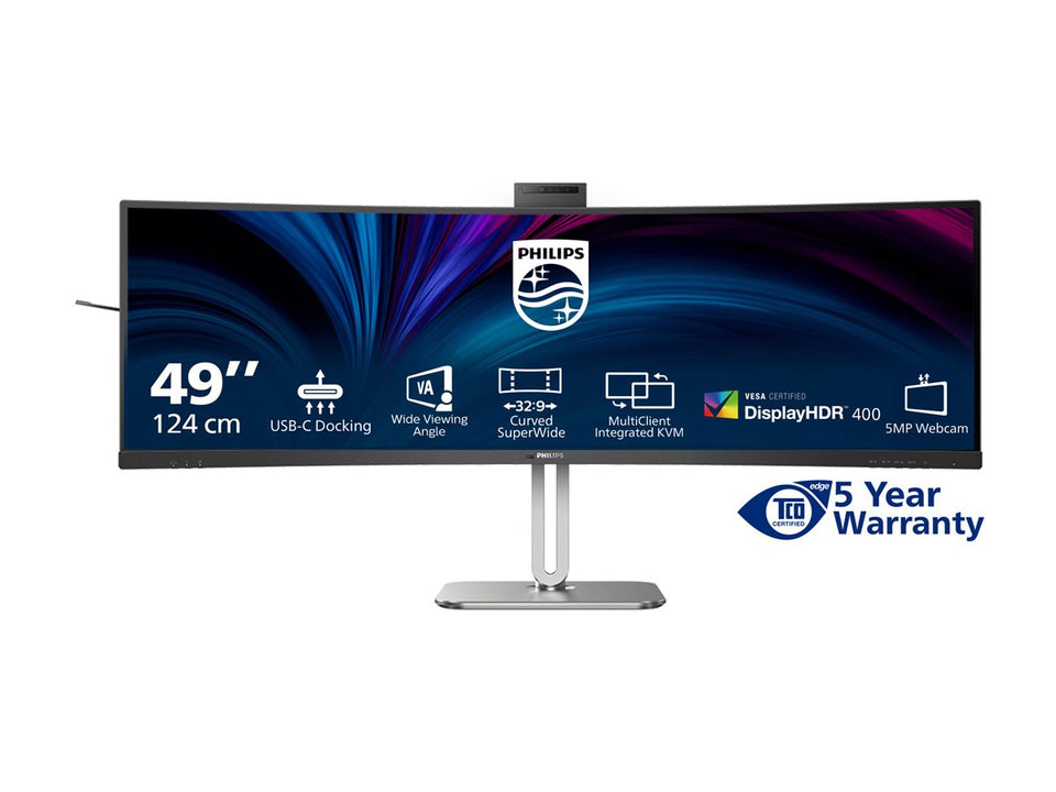 Philips 49B2U5900CH - 5000 Series - LED-Monitor - gebogen - USB - 124.5 cm (49")