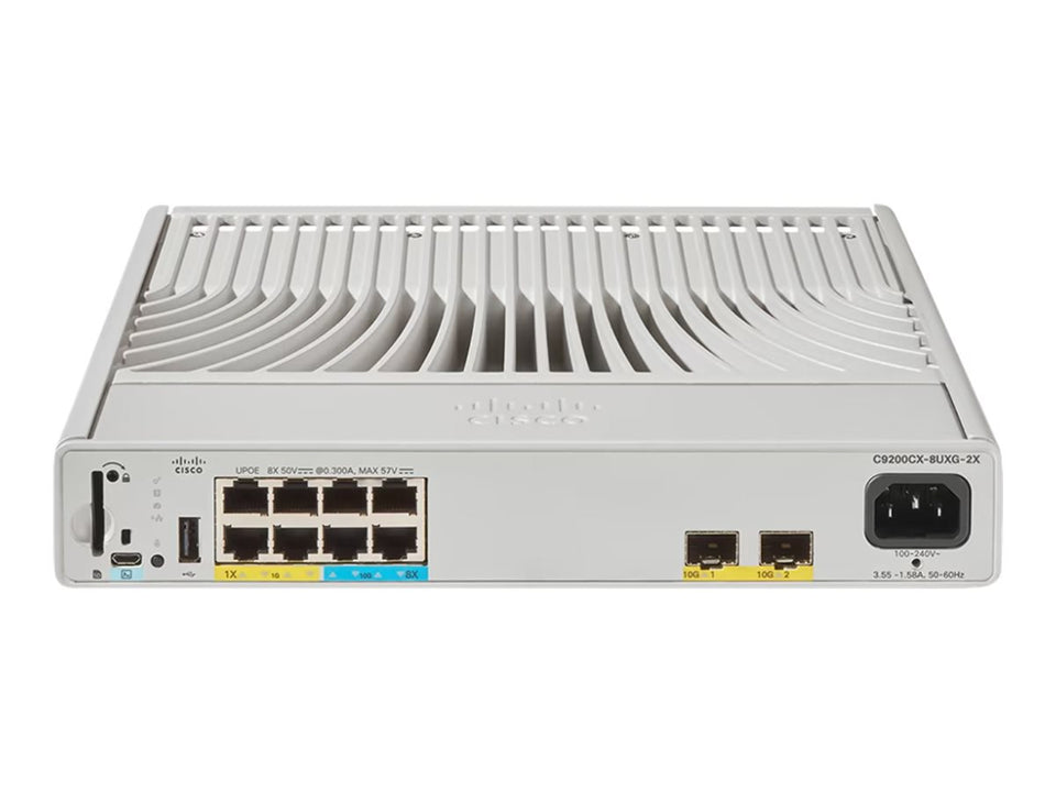 Cisco Catalyst 9200CX - Network Essentials - Switch - kompakt - L3 - managed - 4 x 10/100/1000 (UPOE)