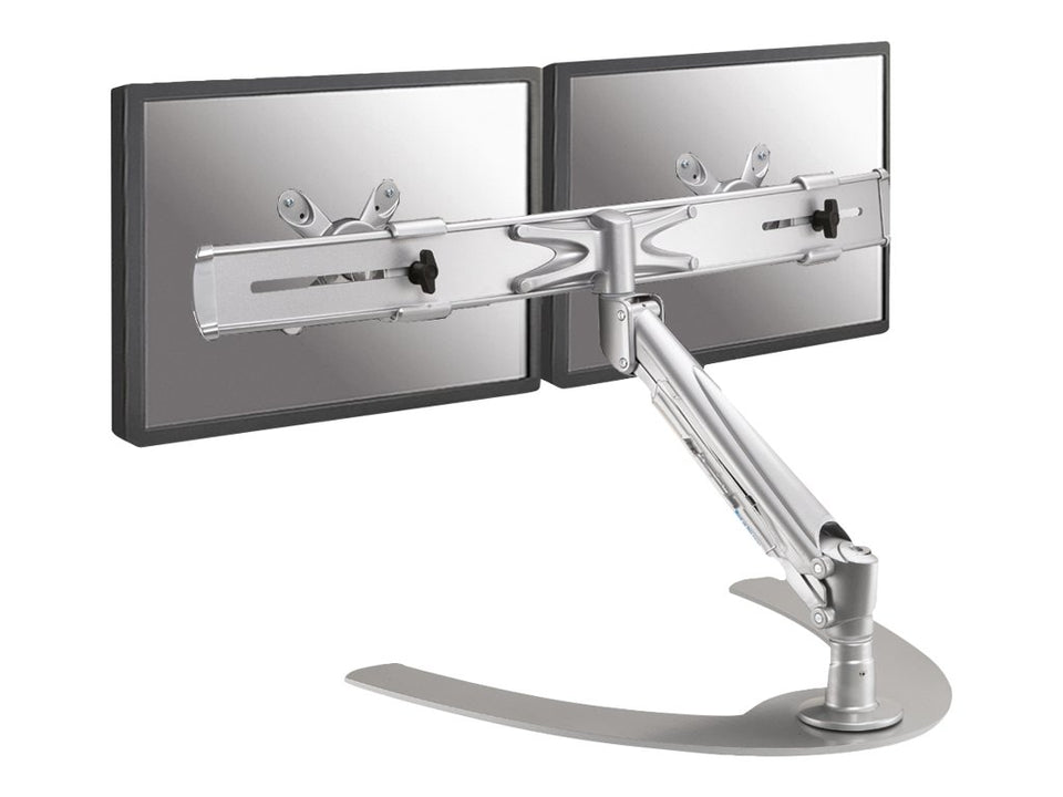 Neomounts FPMA-D940DD - Aufstellung - Voll beweglich - für 2 LCD-Displays - Silber - Bildschirmgröße: 25.4-61 cm (10"-24")