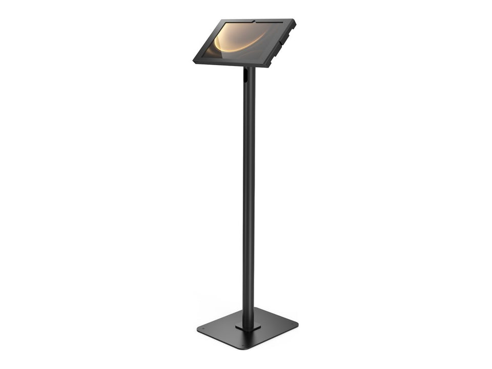 Compulocks Ständer-Kit - freiliegende Front-/Rückkamera und Sensoren - für Flachbildschirm / Tablet-Gehäuse - verriegelbar - hochwertiges Aluminium - Schwarz - Bildschirmgröße: 31.5 cm (12.4")