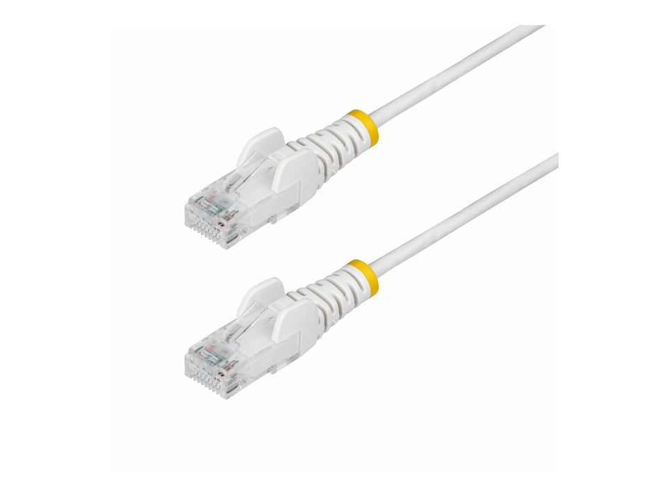 StarTech.com 1.5m White Slim CAT6 Ethernet Cable, Snagless, 28AWG, LSZH - Patch-Kabel - RJ-45 (M)