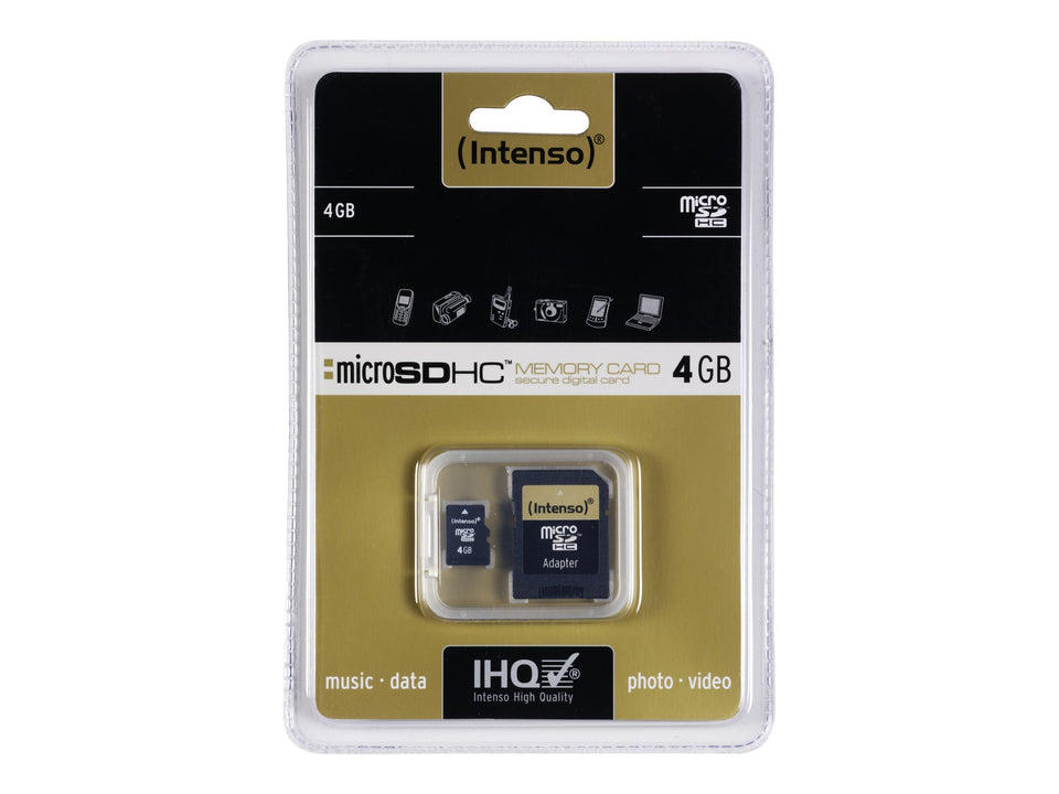 Intenso Flash-Speicherkarte (microSDHC/SD-Adapter