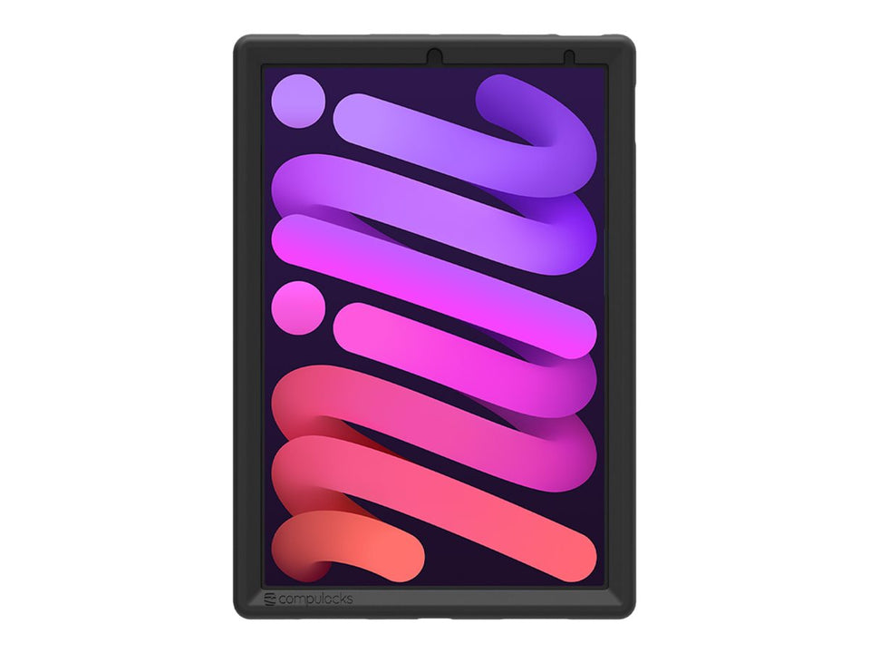Compulocks Rugged Edge Case for iPad Mini 8.3" - Stoßstange für Tablet - widerstandsfähig - Gummi - Schwarz - für Apple iPad mini (6. Generation)