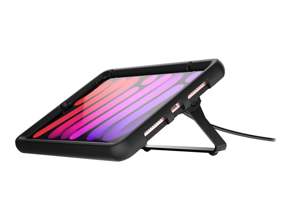 Compulocks iPad 10.2" Secured Kickstand - Stoßstange für Tablet - Ständer - Gummi, Metall - Schwarz - für Apple 10.2-inch iPad (7. Generation, 8. Generation, 9. Generation)