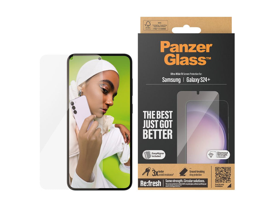 PanzerGlass Bildschirmschutz für Handy - ultrabreite